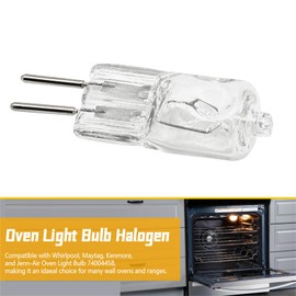 Meyffon 74009925 WP74009925 Oven Light Bulb Compatible with Whirlpool Jenn-Air & More Oven Range Replace 74004458 AP6011161 1072727 899138001 PS11744355