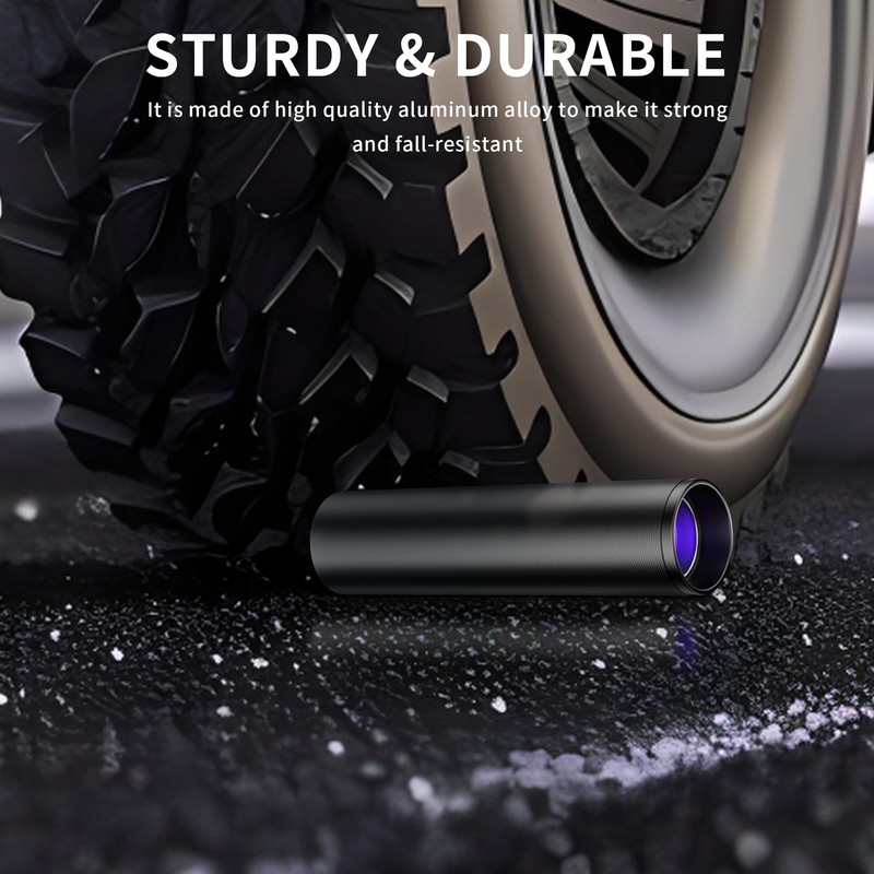 E-riding Black Light UV Light, 395nm Mini Powerful Rechargeable UV