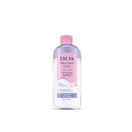Lycia, Struccante Occhi Bifasico, Struccante per Make Up Waterproof, Formula con Olio di Tsubaki e Estratto di Hibiscus Antiossidante, Non lascia Residui, Senza Risciacquo, 250 ml
