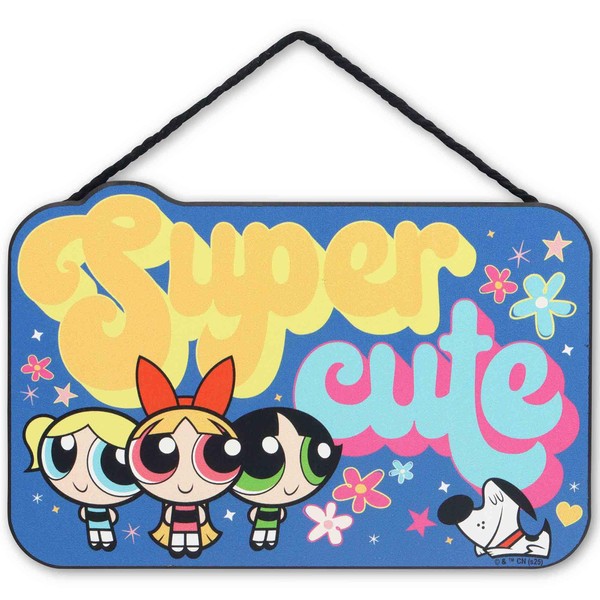Powerpuff Girls Super Cute Hanging Wood Wall Decor - Fun