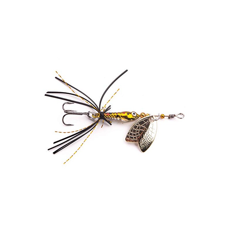 Spro Larva Mayfly Micro Bass Spinner for Spin Fishing, 5