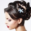 PAGOW 7 Pcs Starfish Hair Clips, Crystal Seashell Hair Clips,