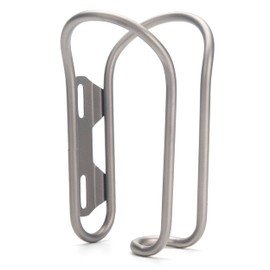 Bicycle Water Bottle Holder Titanium Alloy Hollow Tube Metal Durable Drink Rack Kettle Bracket for Cruiser Adult Bike Road Bike Outdoor Cycling (Ti-01, Titanium Alloy)