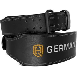 HQ Germany® Weightlifting Belt S/M/L | Lifting Belt | 100% Cowhide Leather, 100% Stainless Steel, Size: M, Type: Weightlifting - 7 mm