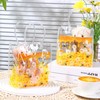 Geyoga 24 Pcs Bee Clear Gift Bag with Handle PVC
