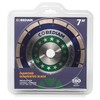 COREDIAM 7 Inch Segmented Diamond Saw Blade for Angle Grinder,