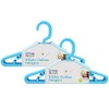 FIRST STEPS 8 PACK BABY HANGERS BLUE