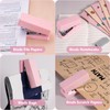DANRONG Mini Stapler, 20 Sheets Capacity, Small Cute Staplers for