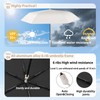 Mustarpicking UPF 50+ 100% UV Blocking Sun Umbrella, Compact Ultralight