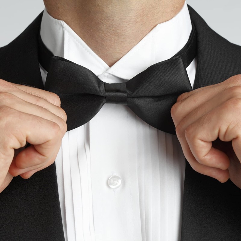 Time to Sparkle Bow Tie Mens Bowties Pre-tied Shape Clip