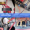 FullFun 360pcs 12-Sizes(M3/M4/M5/M6) Insulated Ring Terminals 22-16/16-14/12-10AWG Ring connectors Electrical
