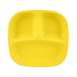 Re-Play Divided Plate Single, Yellow