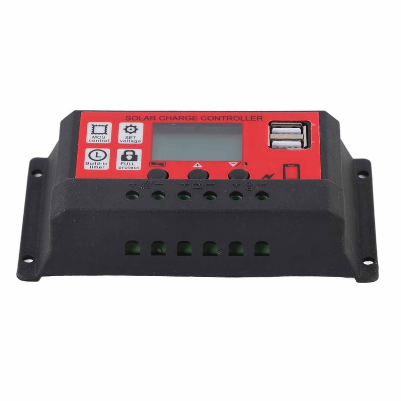 Solar Charge Controller Adjustable Solar Panel Battery Intelligent Regulator with