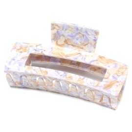 QinGoo Giant Purple Hair Clip Large Beautiful Hair Clip Women's Headdress Elegant Hair Accessory 1 Piece 13 cm Purple