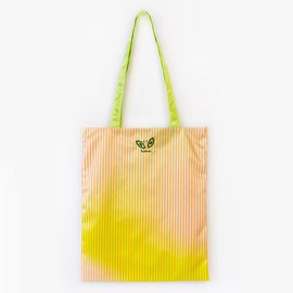 【Fashion Style 】Large Capacity Striped Printed Cotton Canvas Tote - Eco-Friendly and Washable Great Choice for Daily Use and Gift Giving - Color: Green