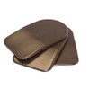 BML 3mm Heel Lifts, 3pk (Ladies Small, Brown [soft])