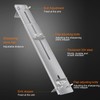 Sharpening Stone Holder 304 Stainless Steel Adjustable Sharpening Whetstone Holder