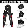 Ferrule Crimping Tool Kit - Sopoby Ferrule Crimper Plier (AWG
