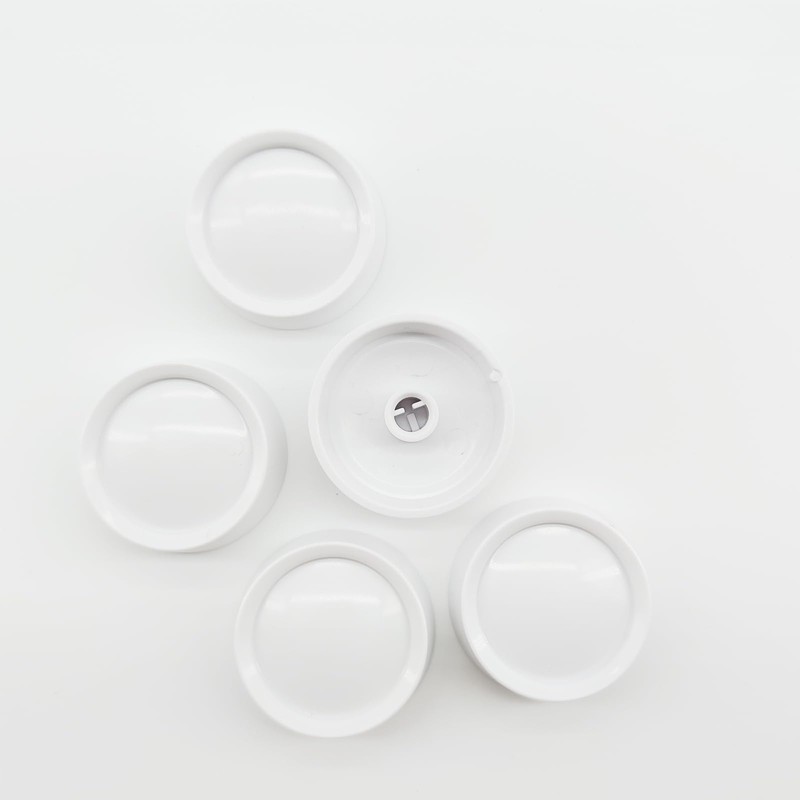 CAMGJORT 26115-W Knobs,Turn The knob of The Device, White (3)