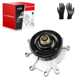 YA-MAYPAY Professional Water Pump Kit with Gasket for Dodge (Dakota Durango Ram 1500 Nitro), Jeep (Commander Grand Cherokee Liberty), Chrysler Aspen, 3.7L V6 4.7L V8 Engine, OE#53022189AB