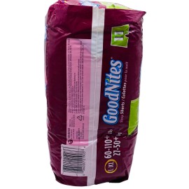 GoodNites 1 Pack Goodnites Sleep Shorts Pink L-XL Plastic Backed Diaper Pull Up NOS Sealed