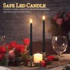 24 Pack Flameless Taper Candles with Remote Control and Timer