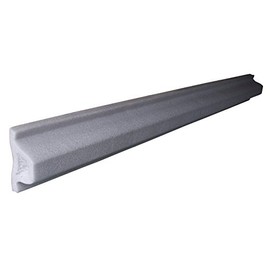 Dock Edge + Boat Shield Extruded Polyethylene Foam Bumper, 48" - Grey