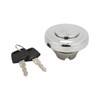 Motorcycle Fuel Tank Lock Cap with 2 Keys Aluminum Rustproof