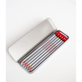 Hahnemühle Pencil Box 6 Assorted Hardness Pencils Metal Box