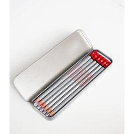 Hahnemühle Pencil Box 6 Assorted Hardness Pencils Metal Box