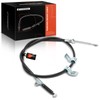 A-Premium Rear Driver Side Parking Brake Cable Assembly Compatible with