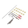 Flute Repair Kit Pads DIY Maintenance Tools Set Musical Instrument