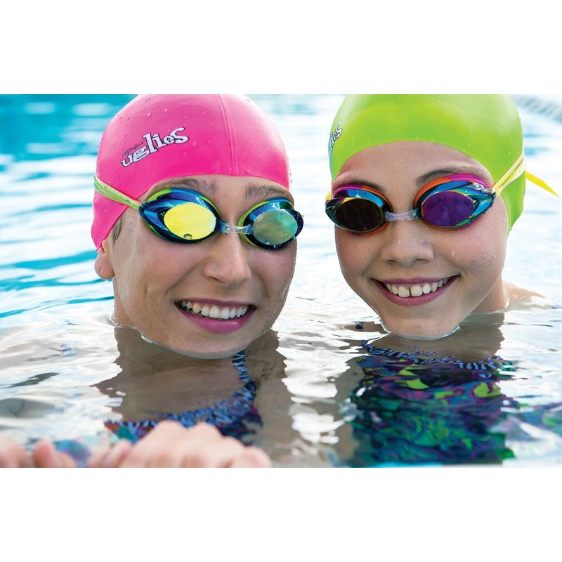 Dolfin Junior Flipper Goggle 2 Pack (Pink/White & Blue/Light Blue,