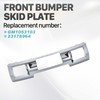 CONLLCON Front Bumper Skid Plate Chrome Compatible with 2015-2019 GMC