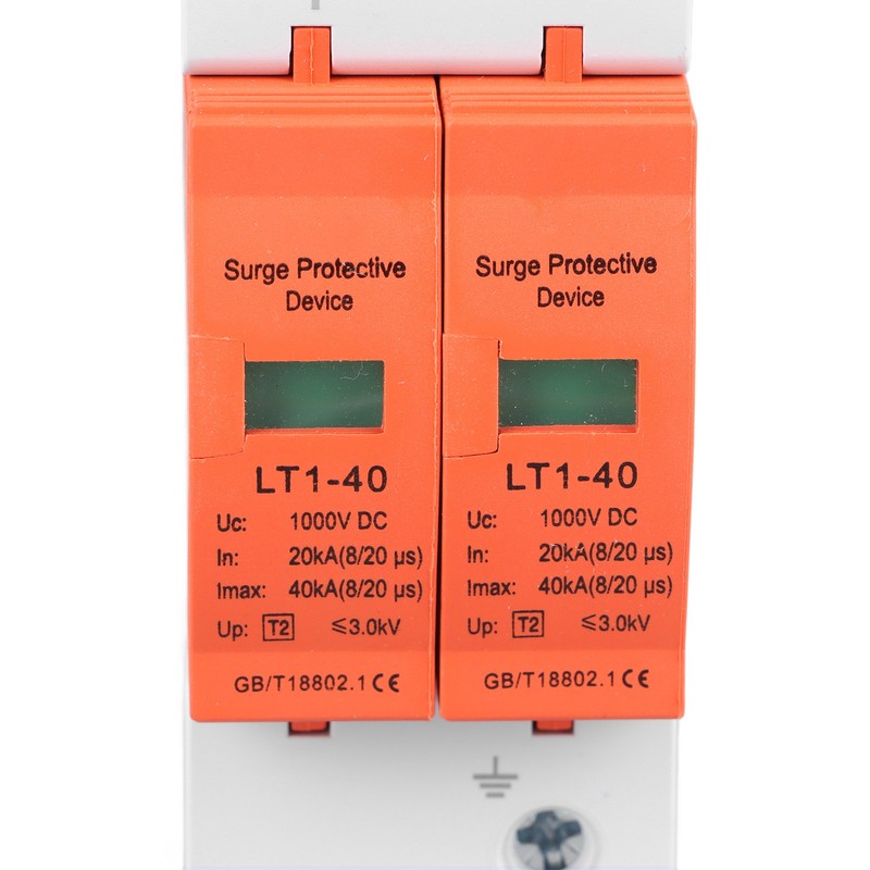 Surge Protective Device 1000V DC Photovoltaic 2P Protector Overcurrent Overvoltage