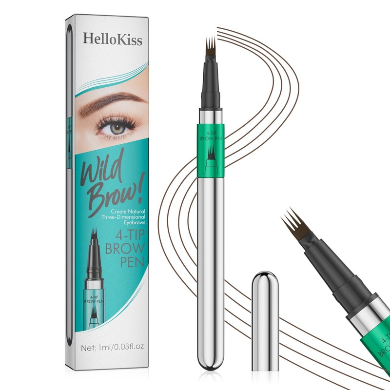 Magic Liquid Eyebrow Pencil,Waterproof Brow Pencil for Natural Beauty Brow,Microblading