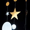 VOANZO 5Pcs Star Moon Hanging ornaments Bunting Banner Wall Ceiling