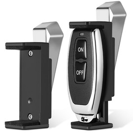 WEKADRIN Soporte Ajustable para Control Remoto De Puerta De Garaje con Clips para Visera De Auto Interior Acolchado para Montaje Seguro Y Acceso Fácil En Conducción