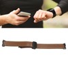 Magnetic Watch Band PU Leather Replacement Unisex Quick Release Wristband