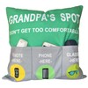 GRANDPA'S SPOT Gifts for Grandpa, 3-Pocket Throw Pillow Covers 18