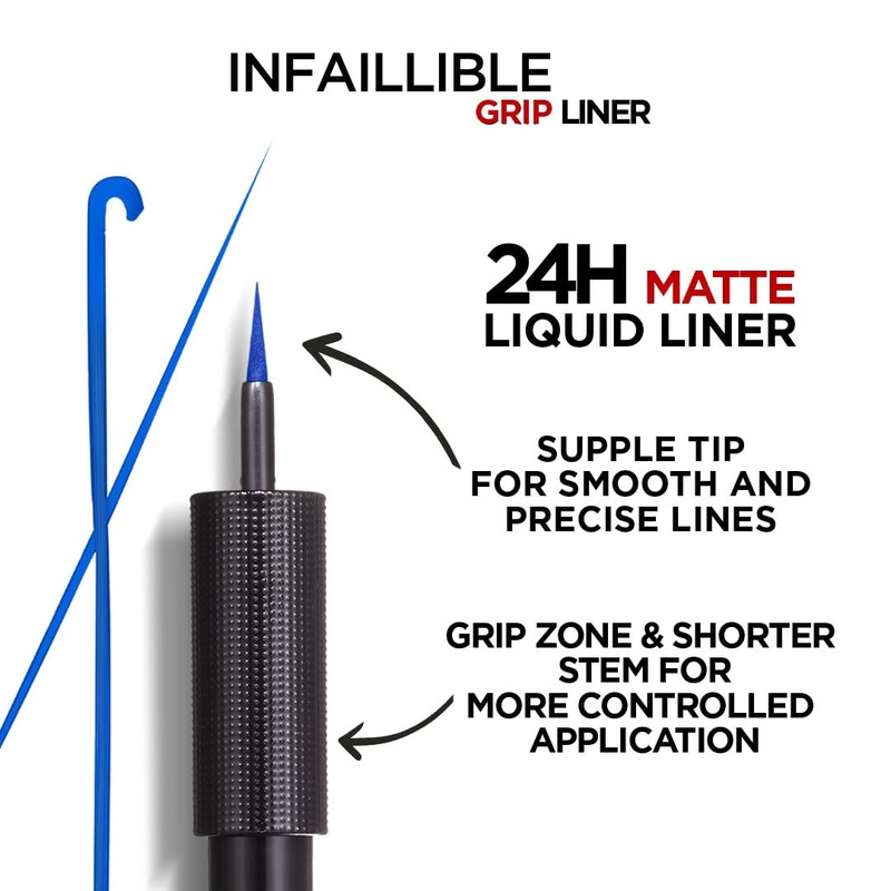 L'Oréal Paris Matte Signature Eyeliner 02 Blue Eyeliner with Precision