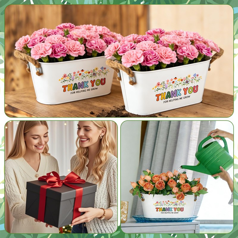 4Pcs Teacher Appreciation Gifts Thank You for Helping Me Grow