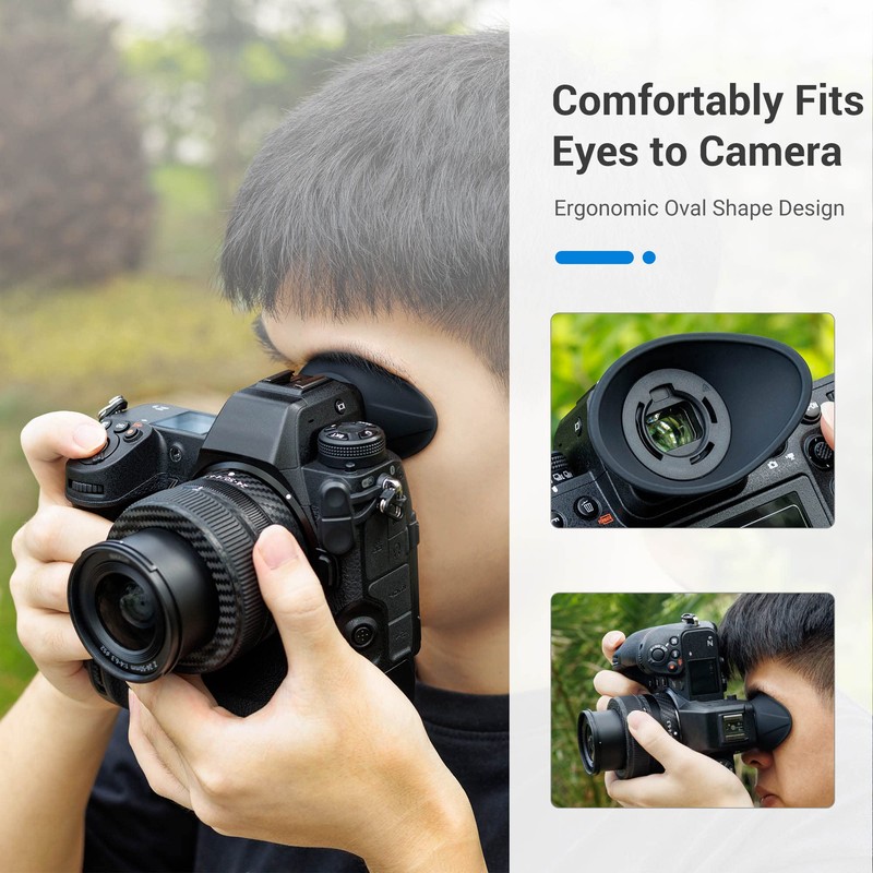 JJC Camera Eyecup Eyepiece for NIKON Z9 Viewfinder, 360° Rotatable