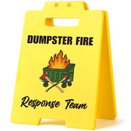Funny Mini Dumpster Fire Response Team Desk Accessories Employee Appreciation Gifts for Social Worker Coworker Administrative Professional Day Gifts for Admin Assistant Manager, Office Cubicle Decor