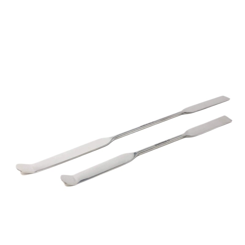 Scientific Labwares Stainless Steel Double Ended Micro Lab Spatula Sampler,