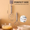 Danish Dough Whisk, Egg Beater, Stainless Steel Dough Hook Dutch