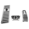 3pcs Accelerator Brake Pedals Foot Rest Plate Waterproof Fireproof Replacement