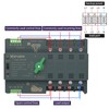 KERWINN Mini ATS Automatic Transfer Switch 100 amp Manual Power