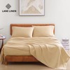 LANE LINEN King Size Bed Set - 4 Piece 100%