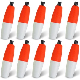 Fishing Float Bobber Peg Floats for Catfish Crappie, Fishing Foam Cigar Floats Corks Slip Bobbers with Pipe Plug for Santee Rig Catfish Rig 2inch, 2.5inch, 3inch, 7 Colors